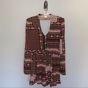 Want and Need Patterned Romper